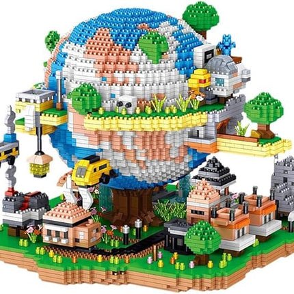 Architecture Global Village Micro Building Blocks Set（5452PCS） - Architectural Model Toys Gifts for Kid and Adult