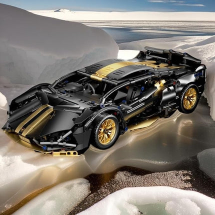 Sport Race Car Building Block Sets for Adults Boys,1:14 Technical Remote Control APP Supercar Toys Kits with LED Lights Collectible MOC Contruction for Teens Age 8-12 12-16,14+