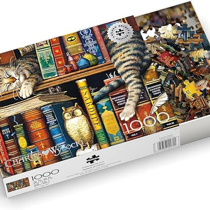 Buffalo Games - Charles Wysocki - Frederick The Literate - 1000 Piece Jigsaw Puzzle for Adults -Challenging Puzzle Perfect for Game Nights - Finished Size is 26.75 x 19.75