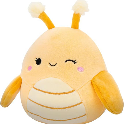 Squishmallows Original 5-Inch Greer Yellow Grasshopper - Official Jazwares Plush (Little)