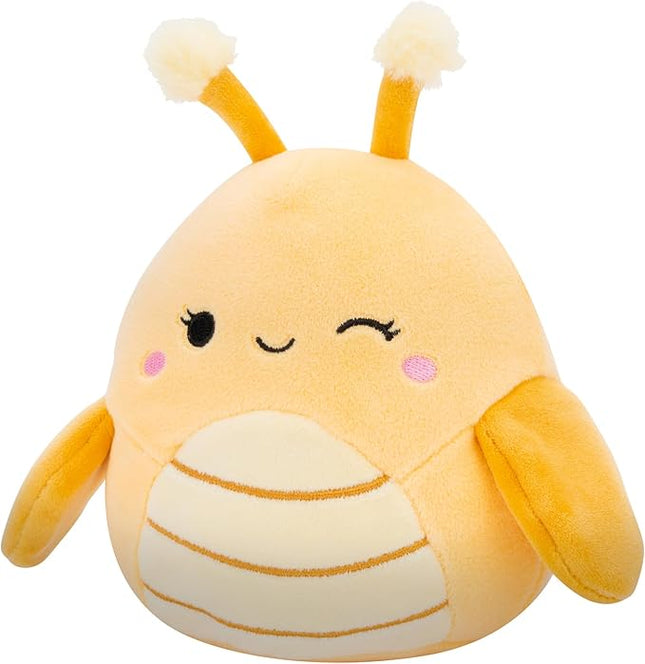 Squishmallows Original 5-Inch Greer Yellow Grasshopper - Official Jazwares Plush (Little)