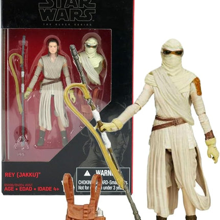 Star Wars, 2015 The Black Series, Rey (Jakku) Exclusive Action Figure, 3.75 Inches