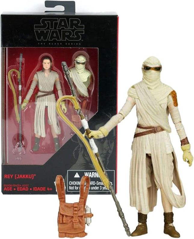 Star Wars, 2015 The Black Series, Rey (Jakku) Exclusive Action Figure, 3.75 Inches