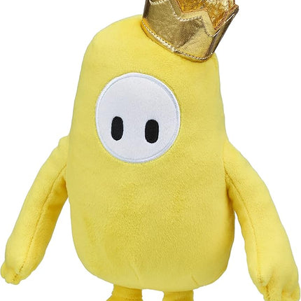 Fall Guys Moose Toys Original Yellow Bean Skin Official Collectable 8" Cuddly Deluxe Plush Toy from The Ultimate Knockout Video Game – 5 Characters to Collect Series 1g, Multicolor, (62589)