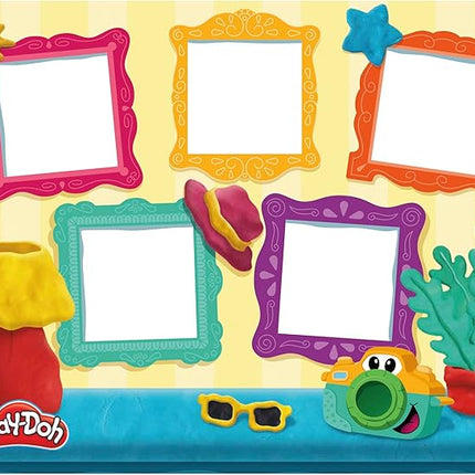 Play-Doh Photo Fun Starter Set, Kids Camera Toy for Pretend Play, Arts & Crafts for Girls & Boys 2+ with 7 Accessories & Playmat