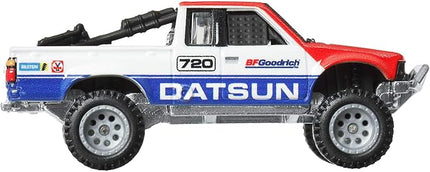 Hot Wheels Premium Car Culture Collectible Toy Car, 1:64 Scale Die-Cast Datsun King Cab Baja Custom, Terra Trek Vehicle with Real Riders Tires