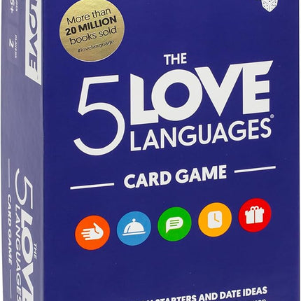 The 5 Love Languages® Card Game, Discover More About Yourself & Your Partner, 300 Prompt Cards To Spark Deep, Meaningful Conversations, Create New Date Ideas And Fun Quiz Questions For 2 Players, 16+
