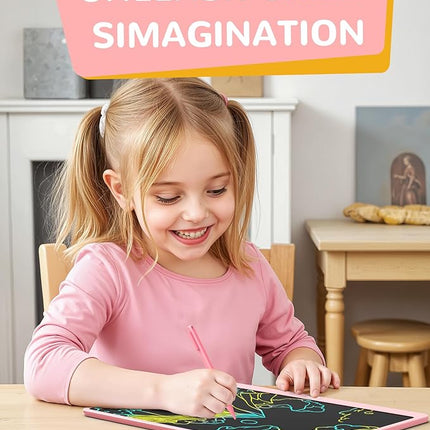 KOKODI LCD Writing Tablet, 16 Inch Colorful Toddler Doodle Board Drawing Tablet, Erasable Reusable Electronic Drawing Pads, Educational and Learning Toy for 3-6 Years Old Boy and Girls