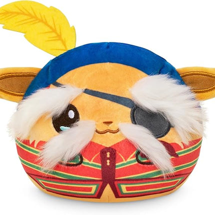 TeeTurtle Jim Henson's Labyrinth Sir Didymus and Ambrosius Reversible 4" Plushie - Cute Kawaii Soft Stuffed Animal