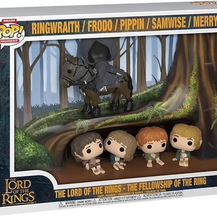 Funko Pop! Moments Deluxe: The Lord of The Rings:Fellowship of The Ring - Ringwraith/Frodo/Pippin/Samwise/Merry - Collectable Vinyl Figure - Gift Idea - Official Merchandise - Toys for Kids & Adults