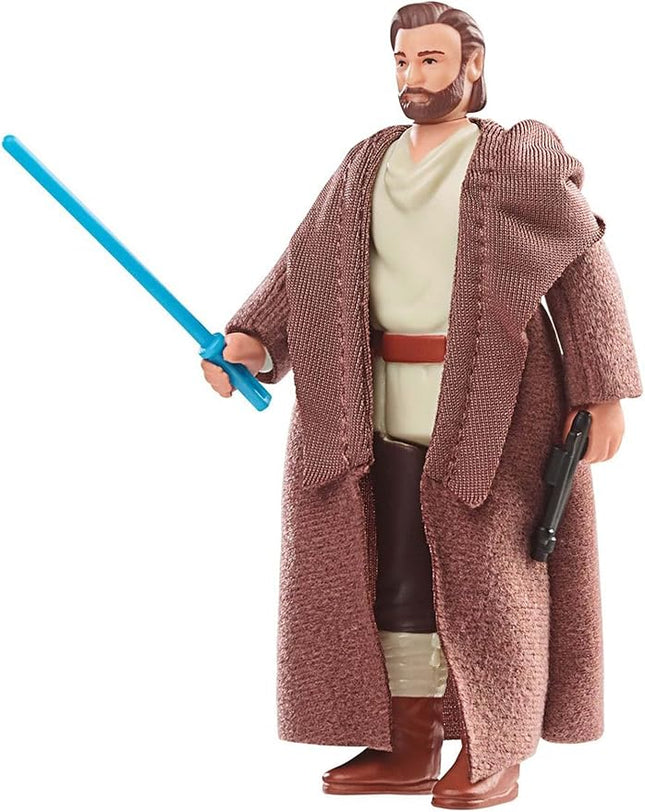 STAR WARS Retro Collection OBI-Wan Kenobi (Wandering Jedi) Toy 3.75-Inch-Scale OBI-Wan Kenobi Figure, Toys for Kids Ages 4 and Up