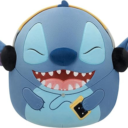 Squishmallows Original 14in Disney Stitch with Headphones Plush (Large)