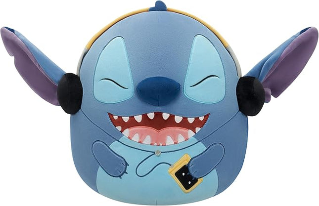 Squishmallows Original 14in Disney Stitch with Headphones Plush (Large)