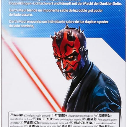 STAR WARS Titan Hero Series Darth Maul, 12-Inch Action Figure & 2 Accessories, Toys for 4 Year Old Boys & Girls & Up