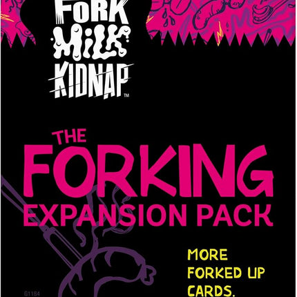 Fork Milk Kidnap: The Forking Expansion Pack | More Forked Up Cards for Adults Only | Ages 17+ | 3-10 Players | 20 Mins. | Hilarious NSFW Party Games
