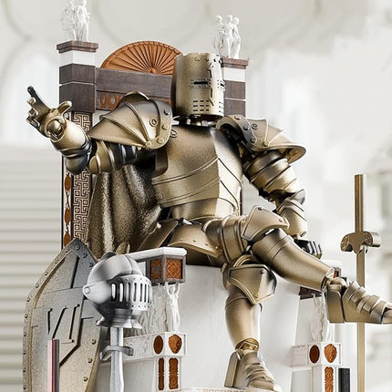T13 Action Figure,Medieval Knight Action Figures,Dummy Lucky 13,3D Printed Robot Action Figure (Assembly Required) (Yellow)