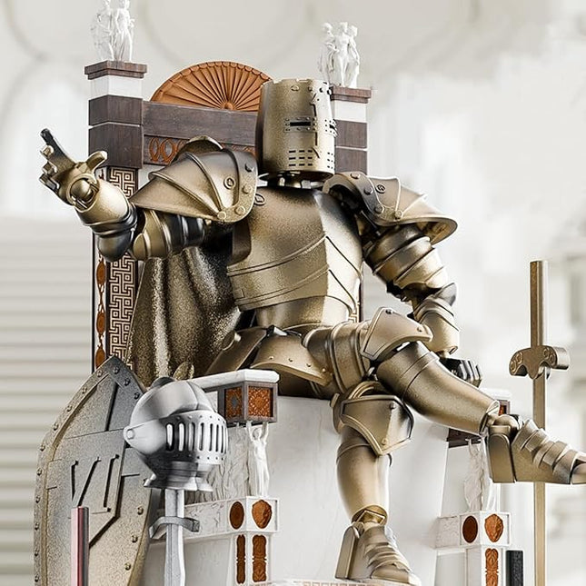 T13 Action Figure,Medieval Knight Action Figures,Dummy Lucky 13,3D Printed Robot Action Figure (Assembly Required) (Yellow)