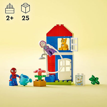 LEGO DUPLO Marvel Spider-Man’s House 10995, Spiderman Toy for Toddlers, Boys, and Girls, Spidey and His Amazing Friends Super Hero Set