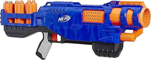 NERF N-Strike Elite Trilogy DS-15 Toy Blaster with 15 Elite Darts
