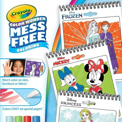 Crayola Disney Color Wonder Bundle (3 Pack), Stocking Stuffers for Kids, Toddler Mess Free Activity Pads & Markers, Disney Coloring Toys, Holiday & Christmas Gifts, 3+