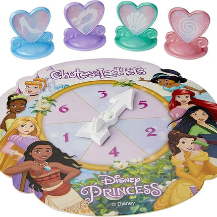Hasbro Gaming Chutes and Ladders: Disney Princess Edition Board Game for Kids Ages 3 and Up, Preschool Game for 2-4 Players (Amazon Exclusive)