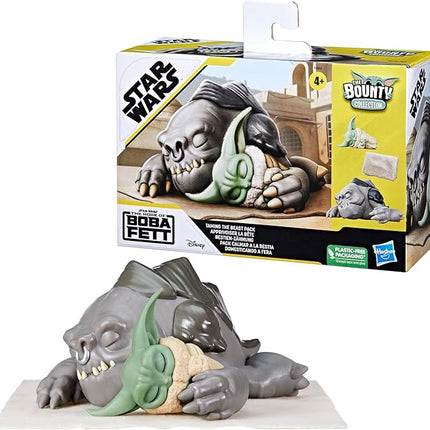 STAR WARS The Bounty Collection Taming The Beast Pack, Rancor & Grogu Mini Action Figures, 2.25-Inch Scale Toys for 4 Year Old Boys & Girls