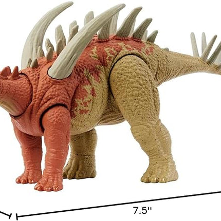 Mattel Jurassic World Strike Attack Dinosaur Toy, Gigantspinosaurus Action Figure with Movable Joints & Strike Motion