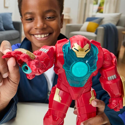 Marvel Avengers VenomVersus Epic World of Action Iron Man & Hulkbuster Armor Figure Set with Accessories, 4-Inch (10 cm) Super Hero Toys, Kids Ages 4+