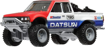 Hot Wheels Premium Car Culture Collectible Toy Car, 1:64 Scale Die-Cast Datsun King Cab Baja Custom, Terra Trek Vehicle with Real Riders Tires