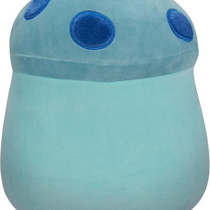 Squishmallows Original 16-Inch Ankur Teal Mushroom with Fuzzy Blue Spots and Belly - Official Jazwares Large Plush