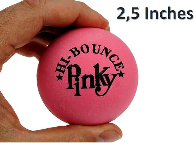 JA-RU High Bounce Pinky Ball (12 Pinky Balls) 2.5 Inch Bouncy Balls for Kids | for Indoor & Outdoor Sports | Hand & Foot Massage Ball | Bulk Party Favors & Classroom Prizes. 976-12p