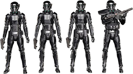 Star Wars, The Vintage Collection Imperial Death Trooper Action 4 Figure Set F5553 by Hasbro Black