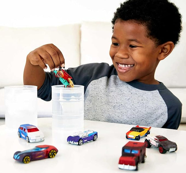 Hot Wheels 5 Car Pack Color Changing Toy Cars Use Warm and Cold Water for Transformation 1:64 Scale Ages 3 and Older Compatible