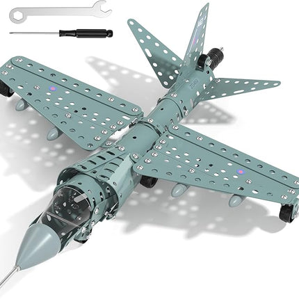 Model Airplane STEM Building Projects Toys - DIY Building STEM Projects Toys for Kids Boys Girls Ages 8-12-16, Assembly Science Kit Model Plane Birthday Gift Toy for Kids Boys 8 9 10 11 12 Years Old