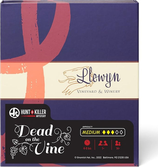 Hunt A Killer: Dead on The Vine, Solve a Murder at a Winery, Interactive Unsolved Mysteries Game, Mystery Box for Game Night, Murder Mystery Board Games, Designed for Players Age 14+