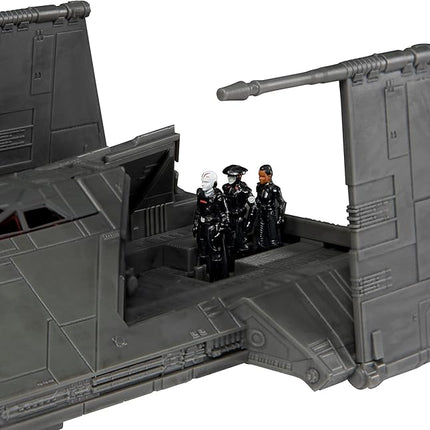 Jazwares Star Wars Micro Galaxy Squadron Inquisitor Transport Scythe - 7-Inch Starship Class Vehicle with Three 1-Inch Micro Figure Accessories