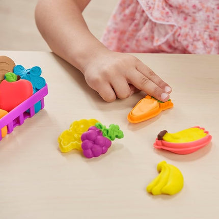 Play-Doh Farmer's Market Kitchen Playset, 28 Play Food Accessories & Tools, 11 Colors, Back to School Classroom Supplies, Preschool Toys, Ages 3+ (Amazon Exclusive)