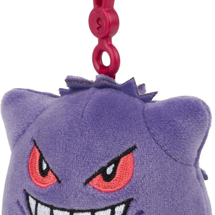 Squishmallows Original Pokémon Gengar Clip - Ultrasoft Official Jazwares Plush