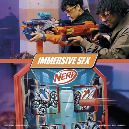 NERF Bot Arena Clash Electronic Target Game – Interactive Foam Dart Blaster Game with Sound FX, Score Display & 4 Modes