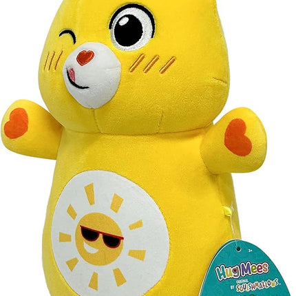 Squishmallows Original Care Bears 10in Funshine Bear HugMees – Ultrasoft Official Jazwares Plush (Medium-Sized)