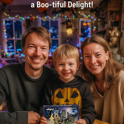 Magnetic Blocks -137PCS Lights Halloween Building Blocks,World Magnetic Tiles Kids Build Cubes 3+,STEM Toys for 3-5 4-8 5-7 Year Old Boys,Sensory Creative Activities Birthday Gift