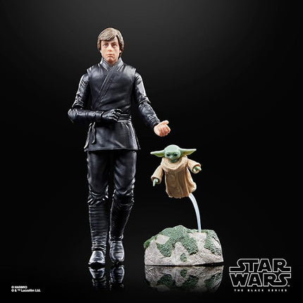 STAR WARS The Black Series Luke Skywalker & Grogu, The Book of Boba Fett, 6-Inch Action Figures, 2-Pack with 9 Accessories, Ages 4 and Up