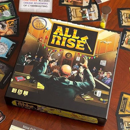 All Rise Board Game - The Ridiculous Game of Off-The-Cuff Storytelling and Courtroom Debate!