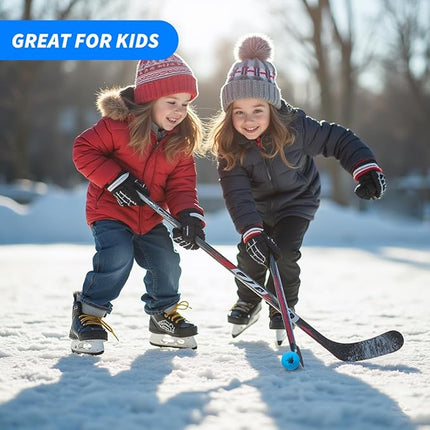 Pandahero 12-Pack Mini Hockey Foam Balls for Indoor Floor & Knee, Soft Street Hockey Balls Party Favors, Toys & Gifts for Boys 8-12