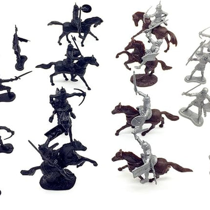 Guaishou Dragon Knight Action Figure Horse with Lance Fantasy World Ancient Soldiers Warriors Army Cavalry Party Favors Classic Soldier Toys