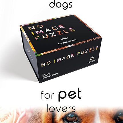 No Image Puzzle 1000 Irregular Pieces Extreme Difficult Jigsaw Challenge Adults Hardest Puzzle No Guide Ultimate Brain Teaser Intermediate Level Dogs Mystery Unique Gift