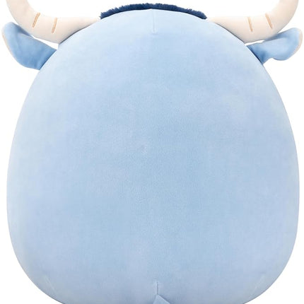 Squishmallows Original 14in Toro The Blue Highland Cow – Official Jazwares Plush (Large)