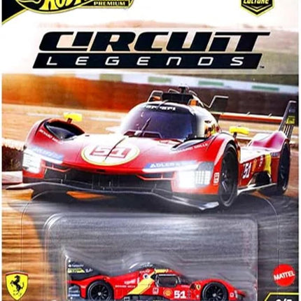 Hot Wheels Circuit Legends Die‑Cast Racing Set – Porsche, Ferrari, Ford & Subaru Icons, 1:64 Scale, Ages 3+ (Pack of 5) FPY86-961K