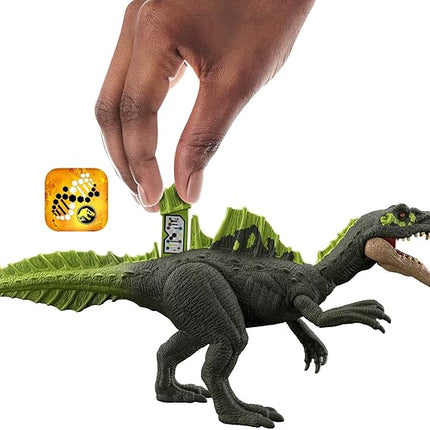 Mattel Jurassic World Dominion Roar Strikers Dinosaur Action Figure with Roaring Sound & Attack Action, Ichthyovenator Dino Toy Includes Downloadable App & AR