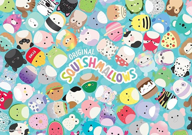Buffalo Games - Squish Mallow - Squishmallow Friends - 300 Piece Jigsaw Puzzle for Adults Challenging Puzzle Perfect for Game Nights - Finished Size is 21.25 x 15.00